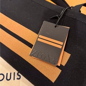 Black and brown unisex Bag Zegna